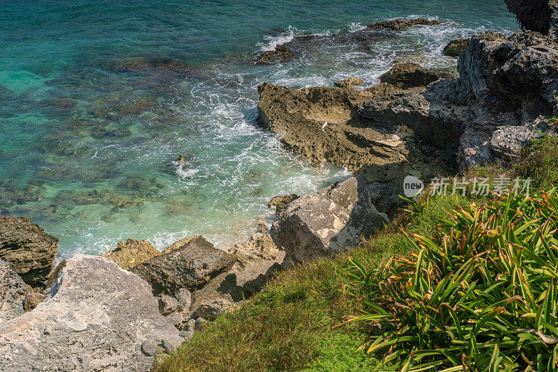 Isla Mujeres的Punta Sur悬崖